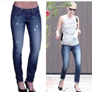 Paige Blue Skyline Distressed Jeans